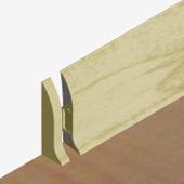 PBS605.242-S4 - Set 4 bucati piese inchidere stanga culoare gri artar inchis plinta PBC605