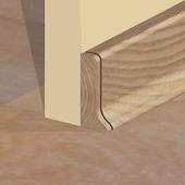 PBS505.66-S4 - Set 4 bucati piese inchidere stanga culoare stejar deschis pentru plinta PBC505